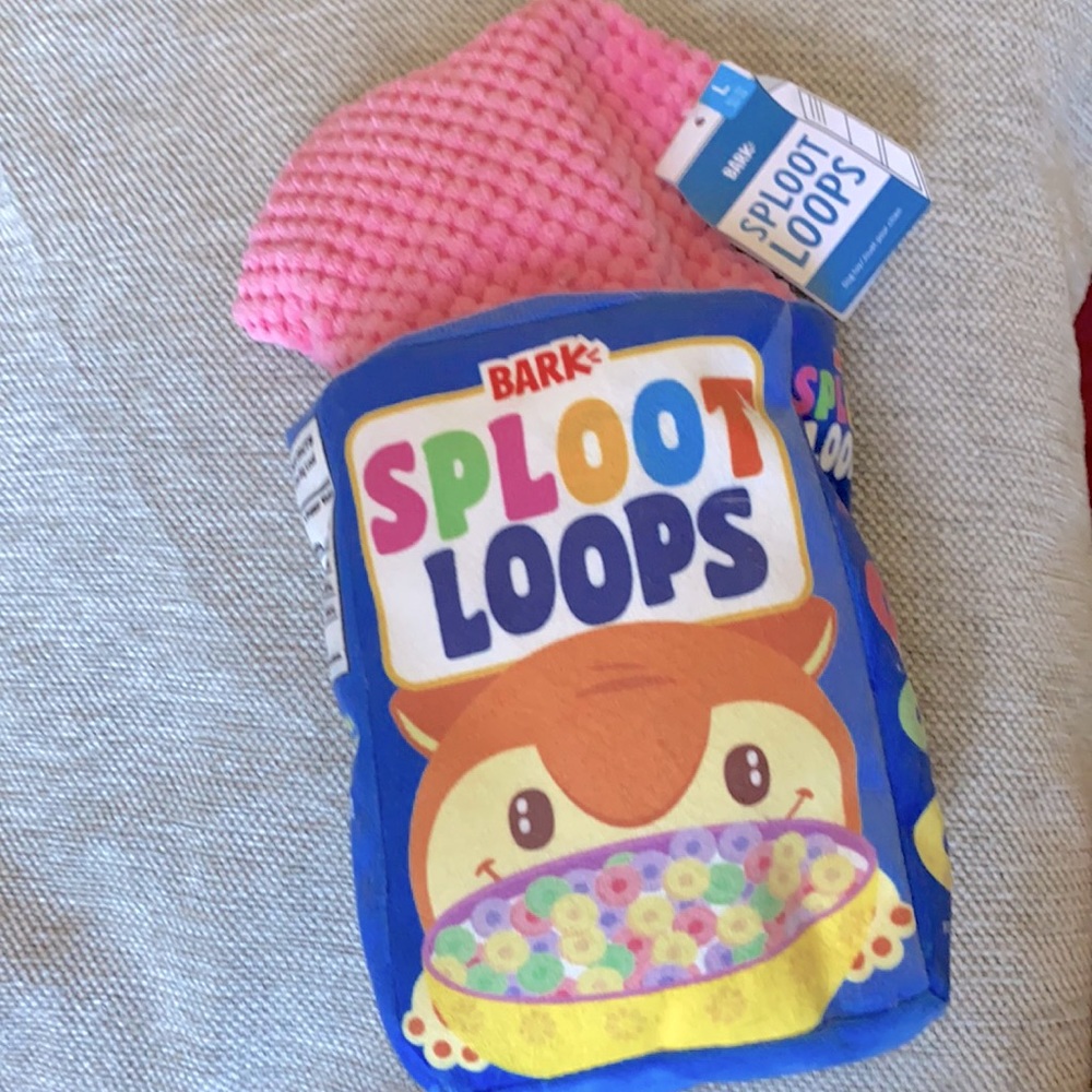 NWT Sploot Loops Barkbox Dog Toy